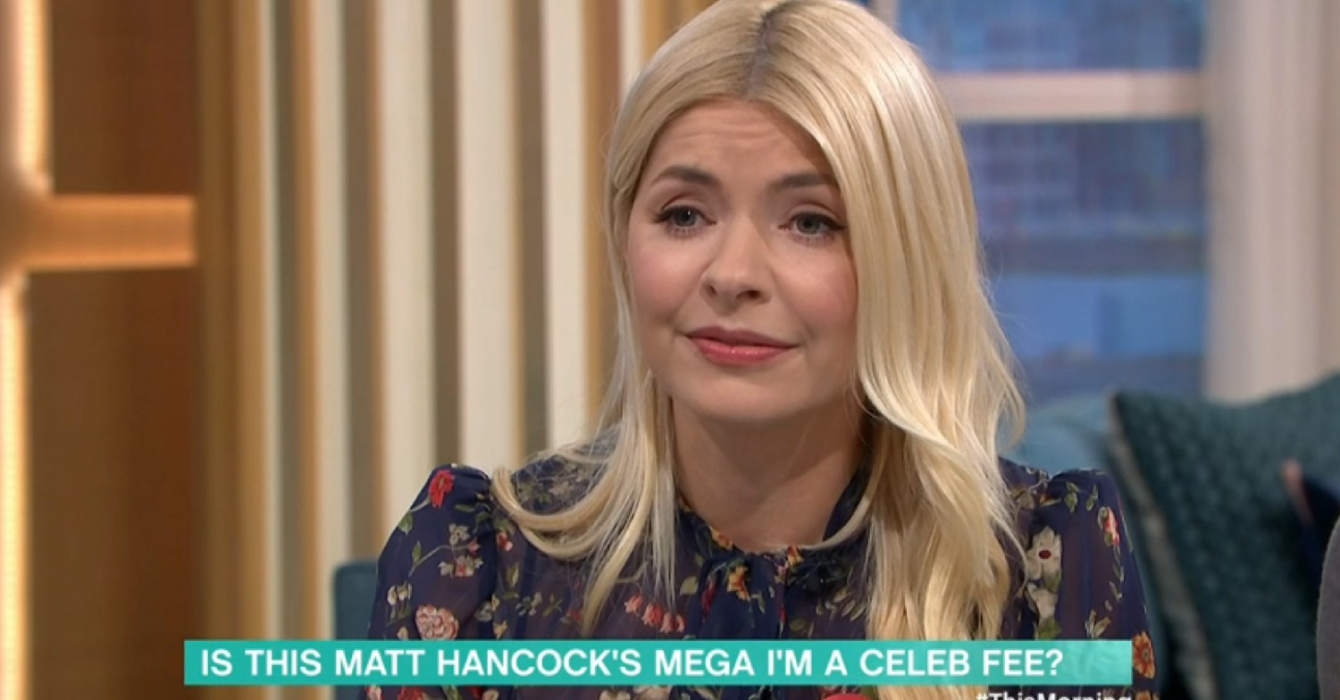 Holly Willoughby on This Morning today 
