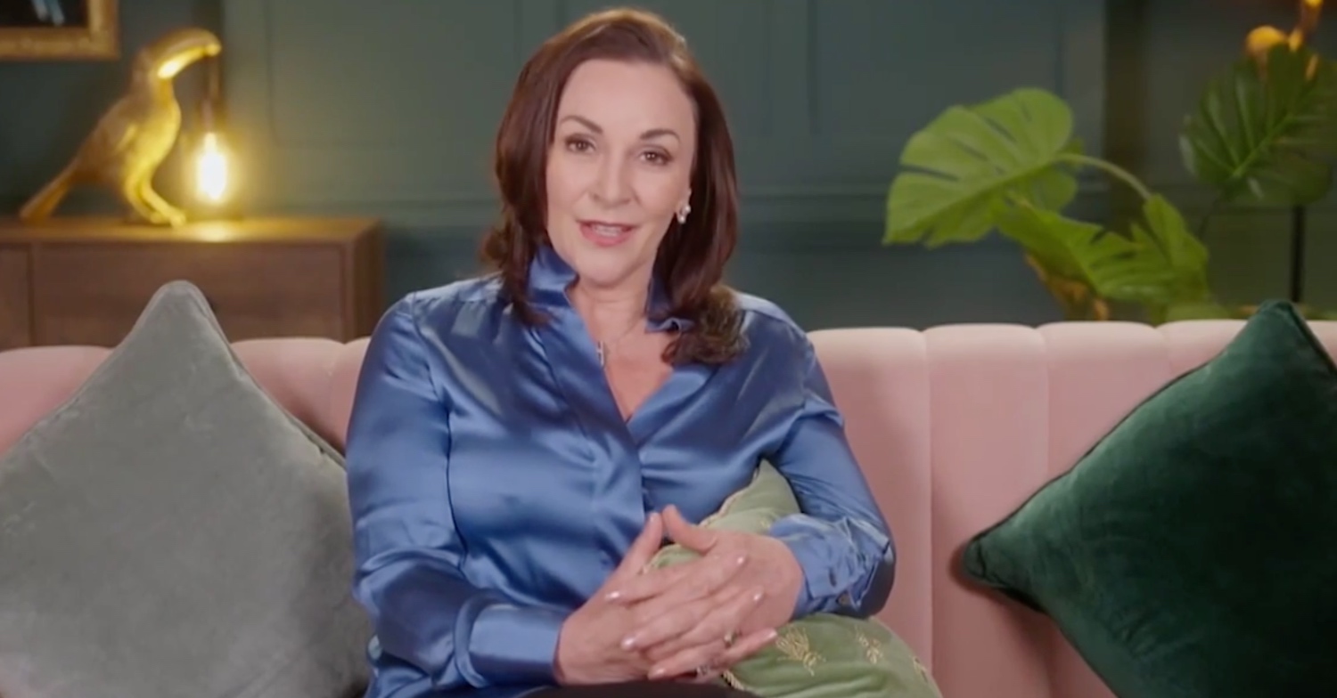 Shirley Ballas with her hands crossed on Unbreakable 