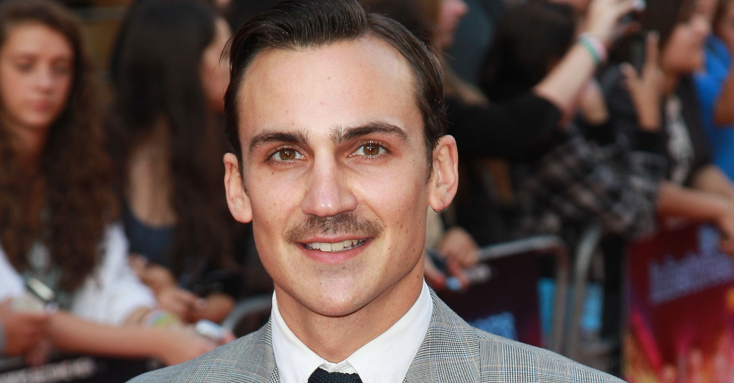 Henry Lloyd-Hughes on the red carpet at Inbetweeners movie
