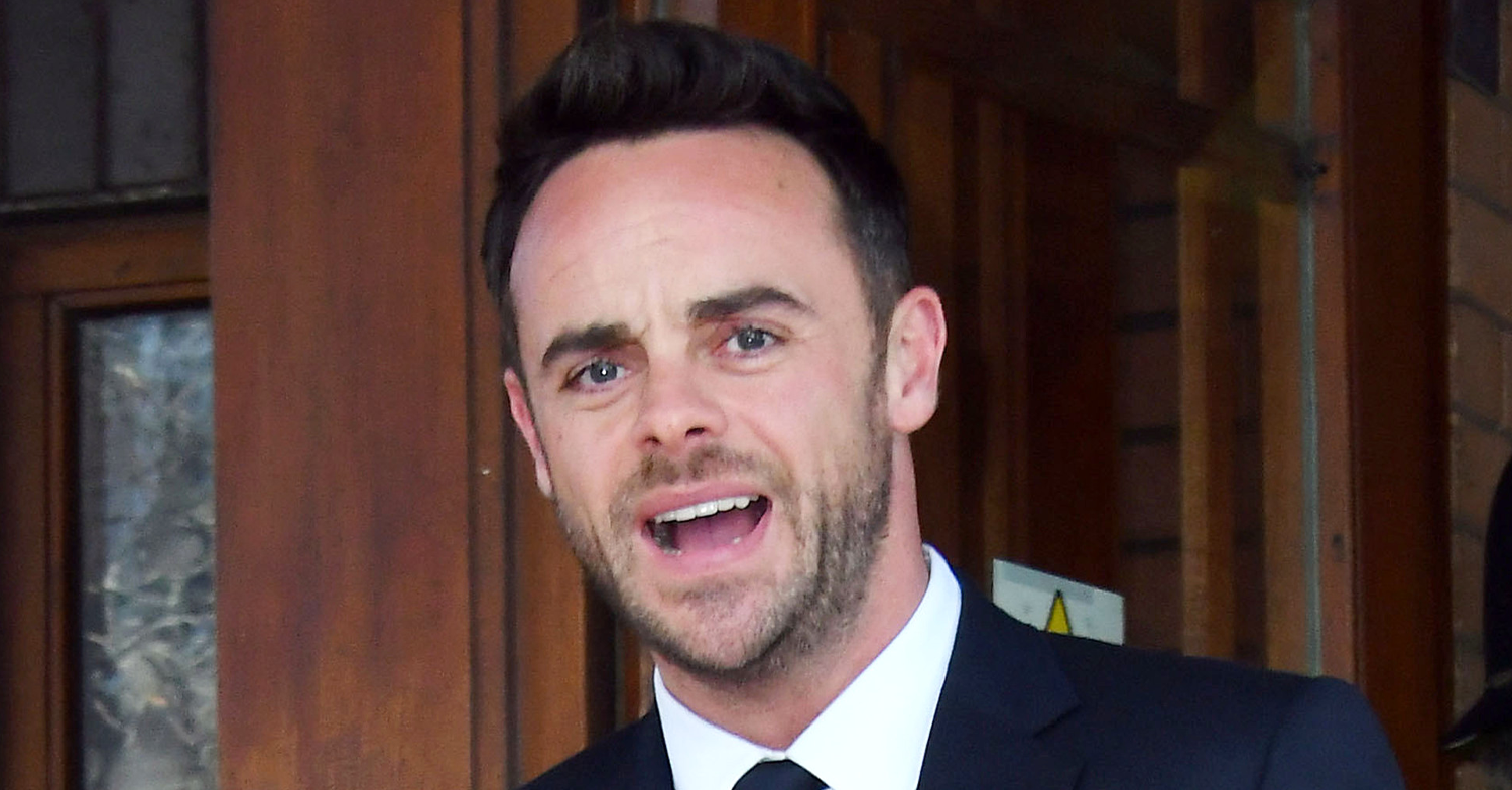 I'm A Celebrity 2022 host Ant McPartlin scowling