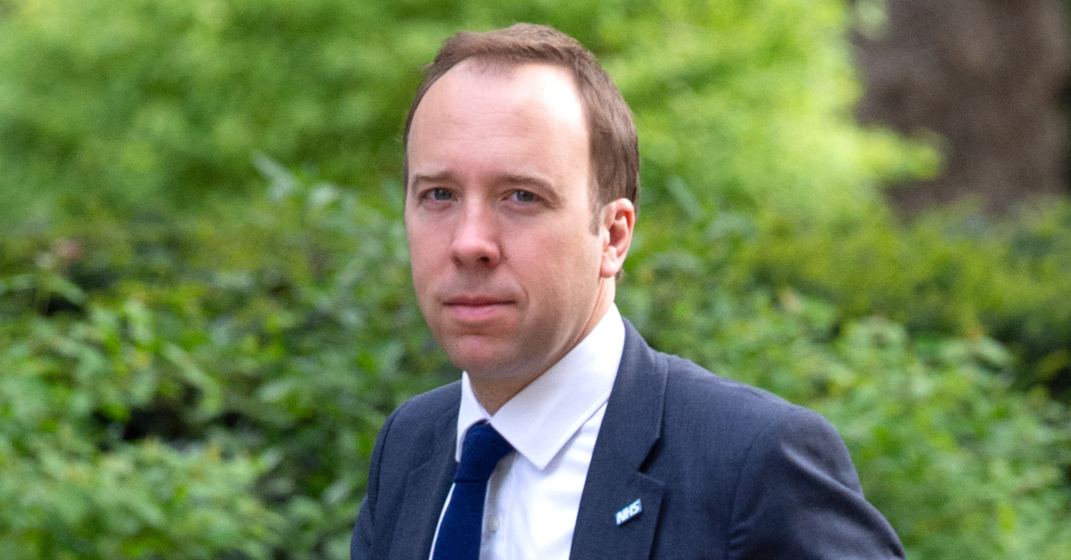 I'm A Celebrity star Matt Hancock scowling