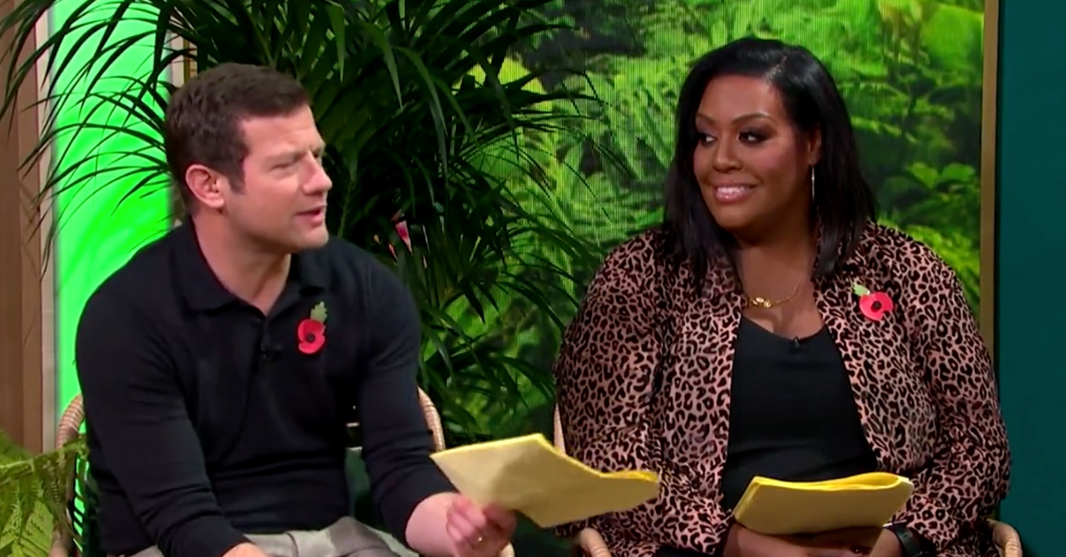 Alison and Dermot talking on This Morning