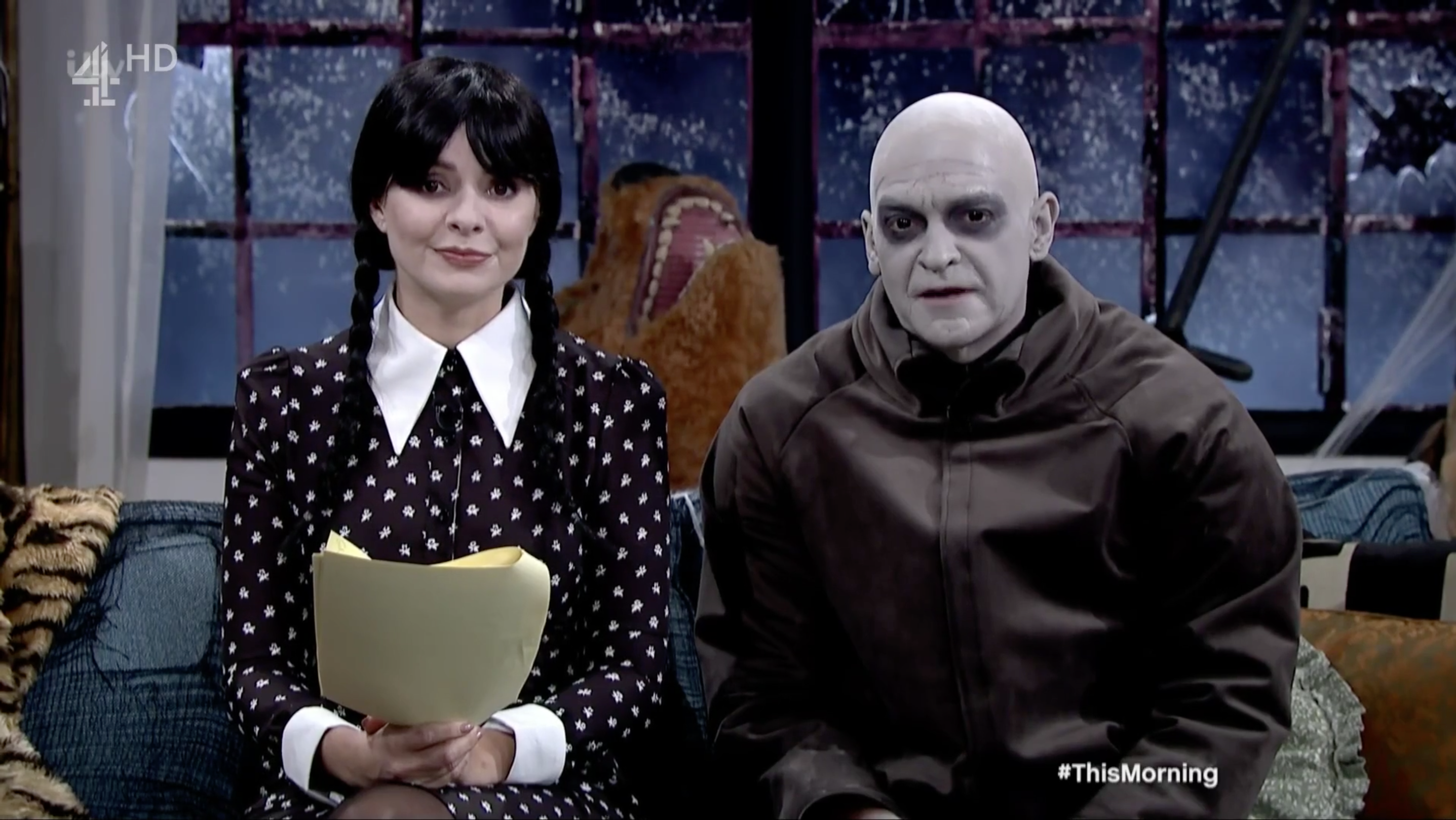 Phil and Holly dressed for Halloween on This Morning