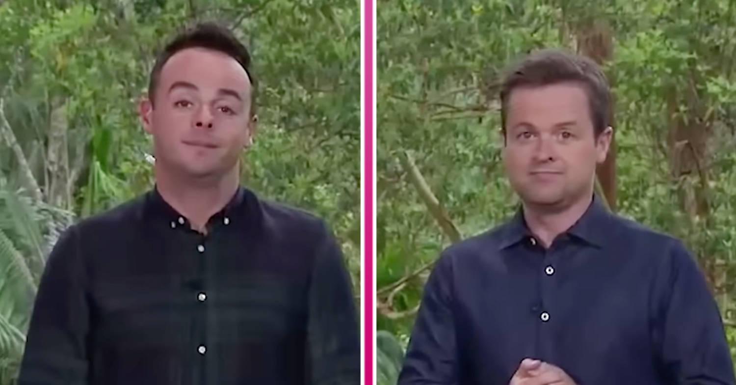 I'm A Celebrity hosts Ant and Dec presenting the show