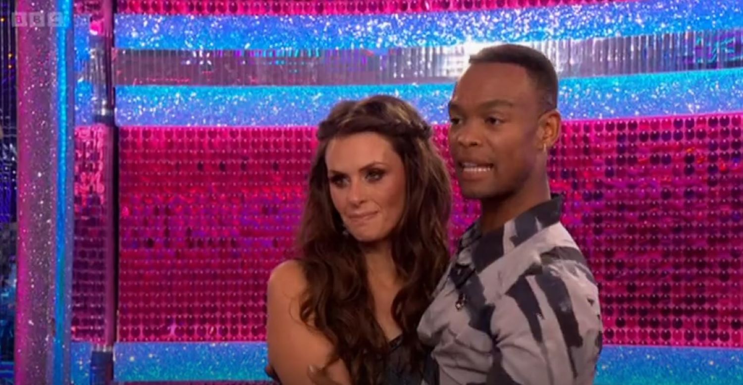 Ellie Taylor was visibly upset as she hugged Johannes on Strictly