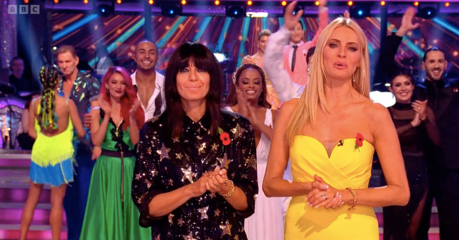 Strictly stars at the end of the show