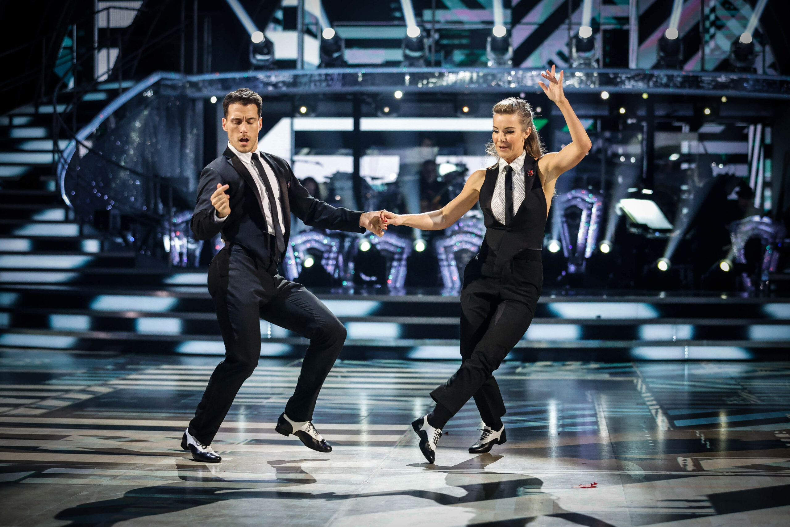 Helen and Gorka dancing on Strictly