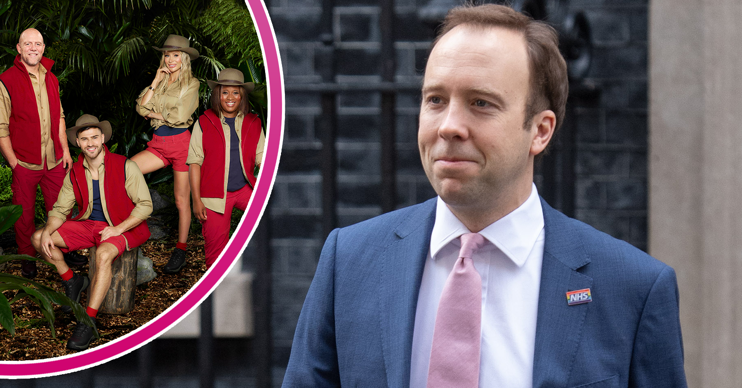 Matt Hancock and his I'm A Celebrity co-stars