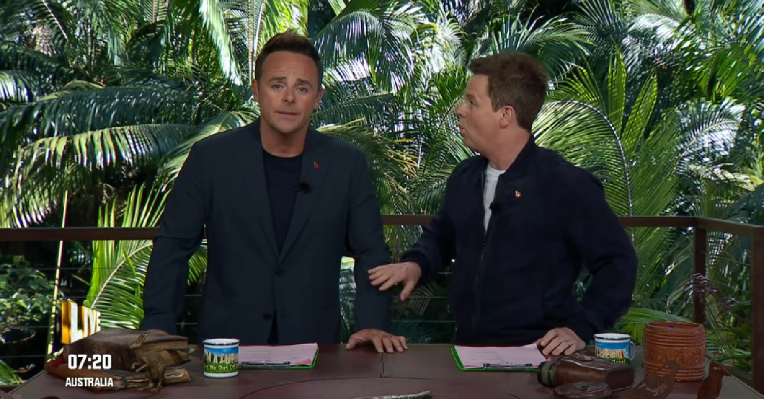 Ant and Dec speak to each other on I'm A Celebrity 2022