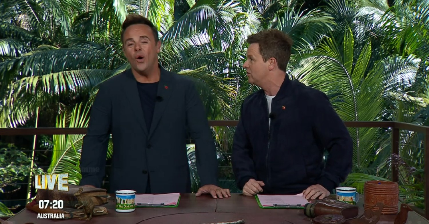 Ant and Dec speak to each other on I'm A Celebrity 2022