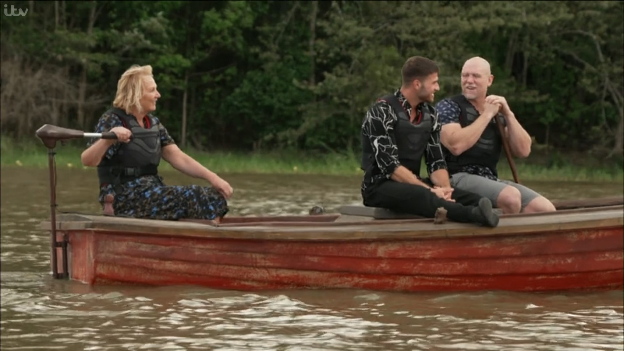 Mike Tindall, Owen Warner and Sue Cleaver on I'm A Celebrity