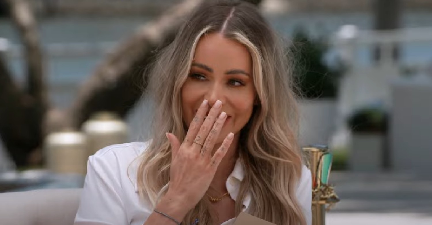 Olivia Attwood looks shocked on I'm A Celebrity