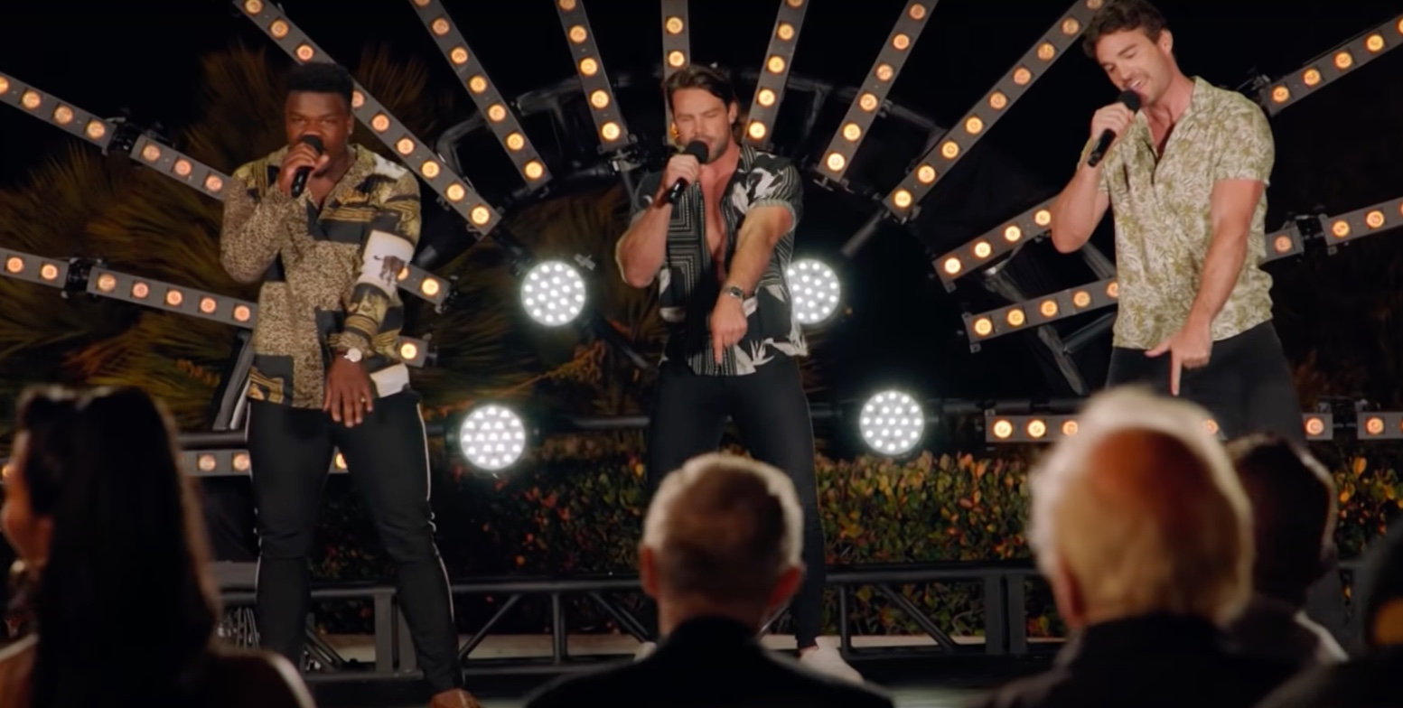 X Factor Celebrity 2019 Levi Davis Thom Evans Ben Foden as Try Star