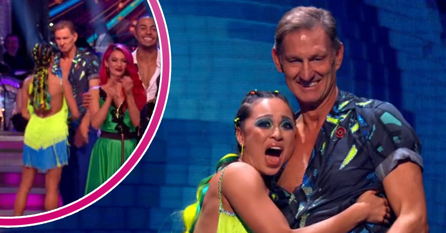 Katya Jones and Tony Adams on Strictly this weekend