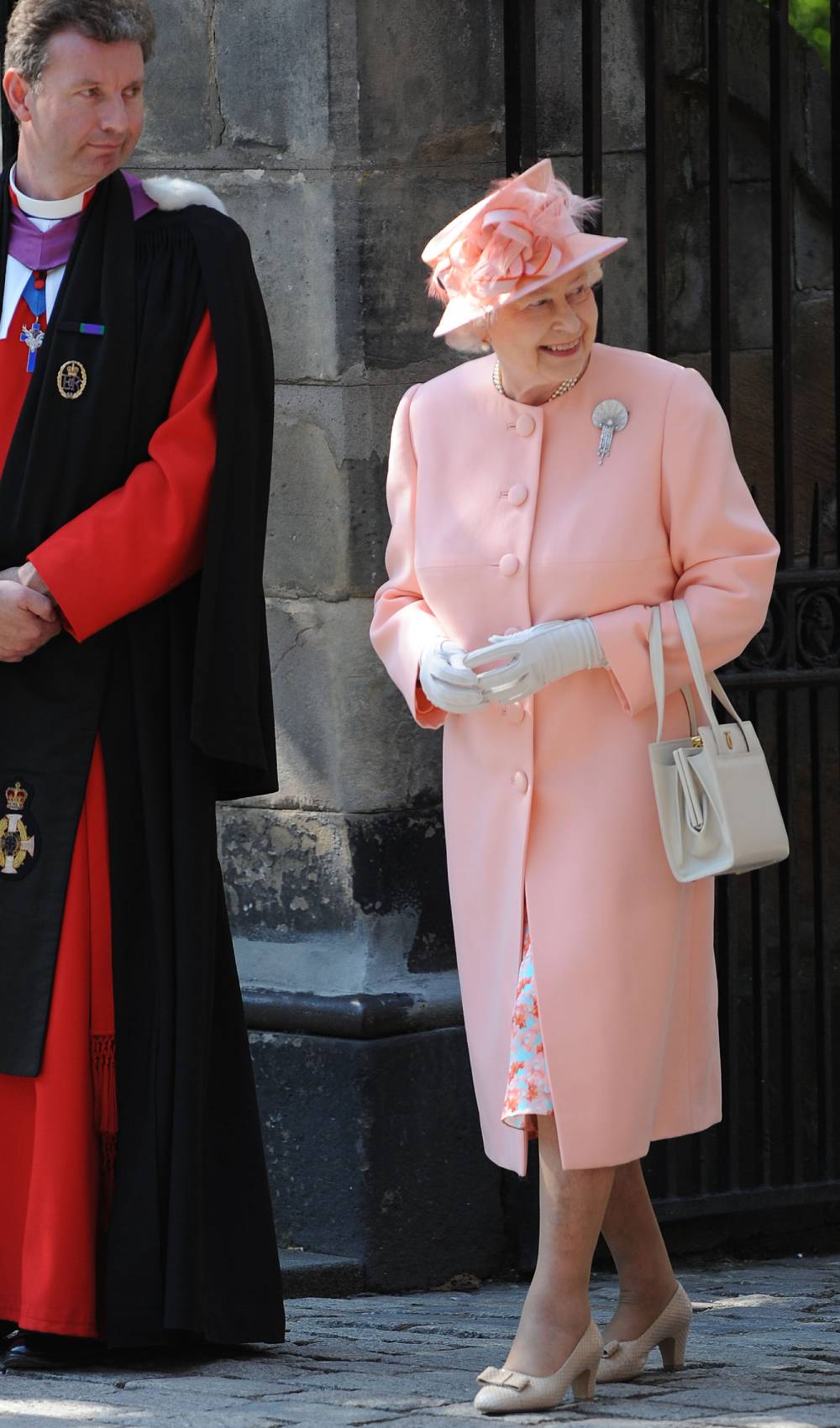 The Queen attends the wedding of Zara Phillips and Mike Tindall
