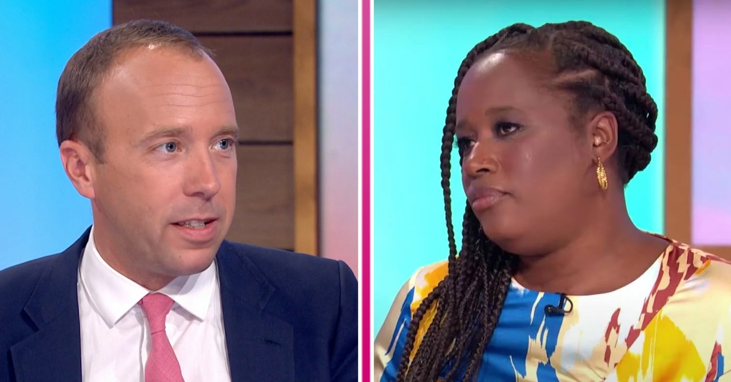 Matt Hancock, I'm A Celebrity star Charlene White on Loose Women