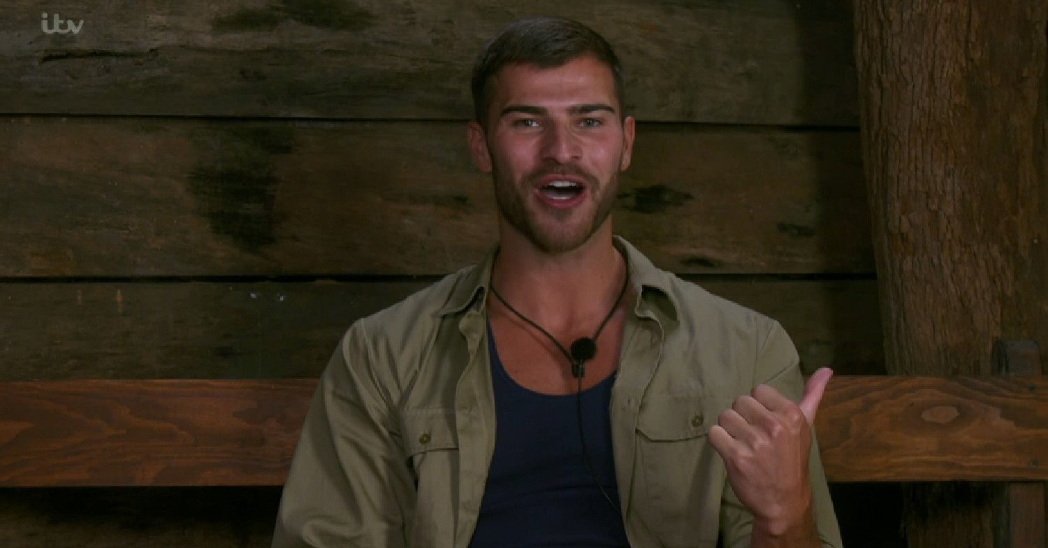 Owen Warner speaking in I'm A Celeb Bush Telegraph