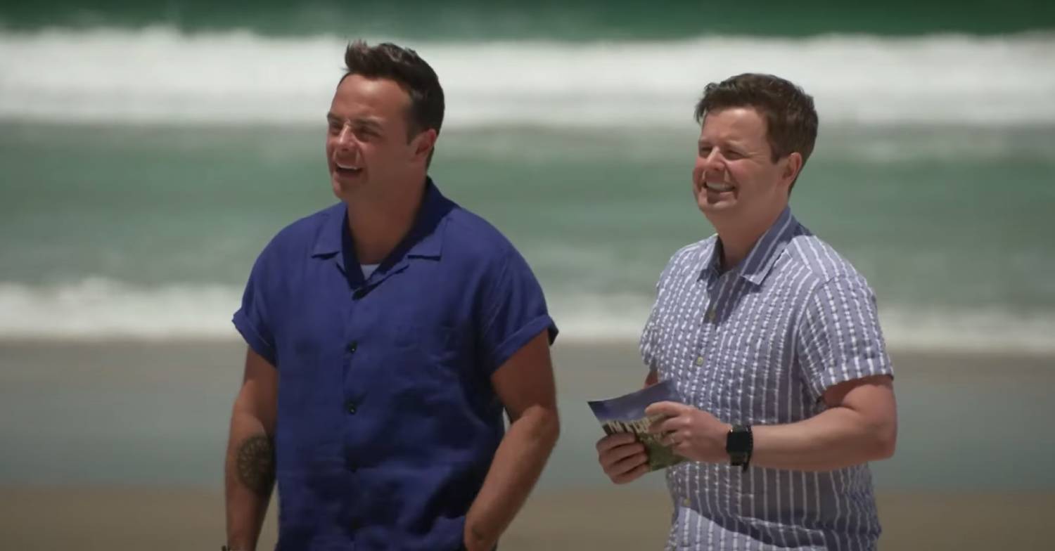 I'm A Celebrity hosts Ant McPartlin and Declan Donnelly look concerned