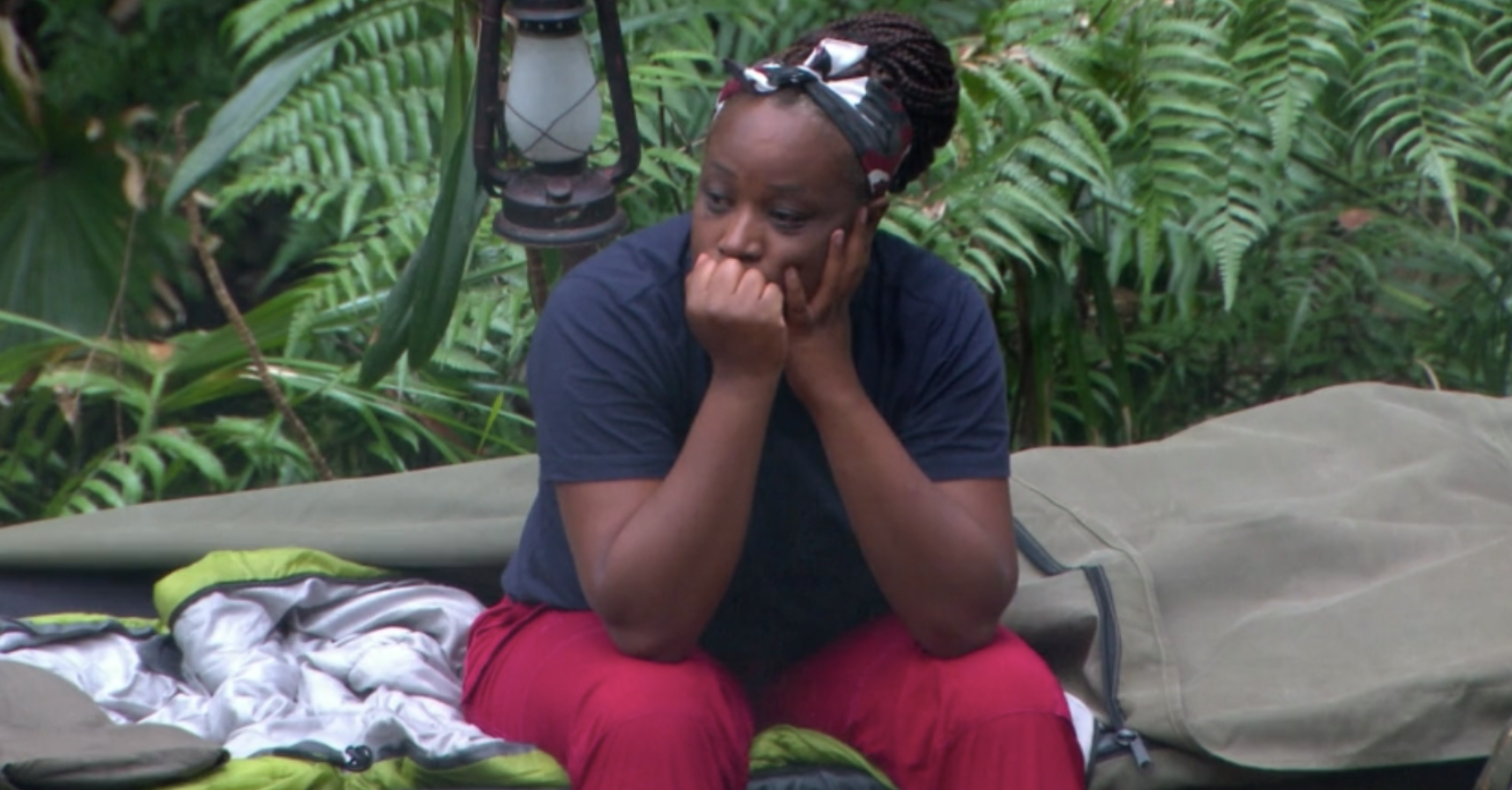 I'm A Celebrity star Charlene White in camp