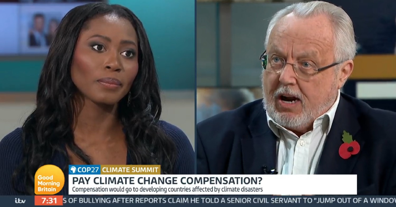 Esther Krakue and Tom Burke on GMB today