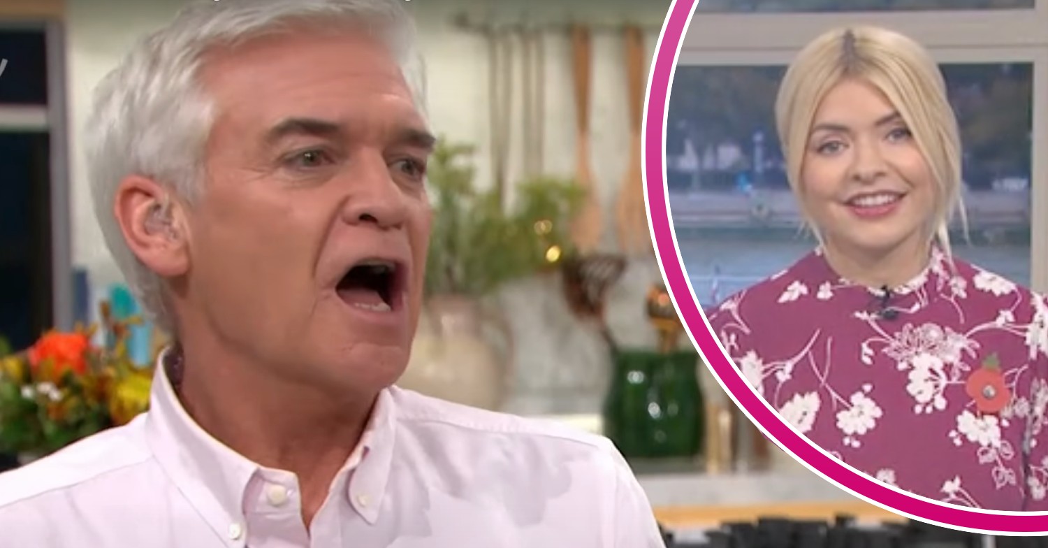 Phillip Schofield and Holly Willoughby on This Morning today