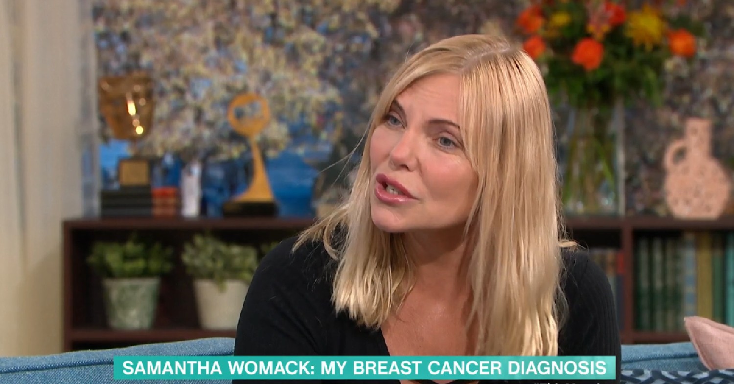 Samantha Womack speaks about her breast cancer on This Morning
