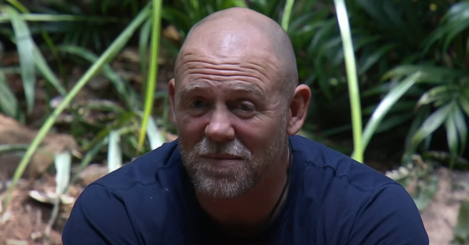 Mike Tindall sat in camp on I'm A Celeb
