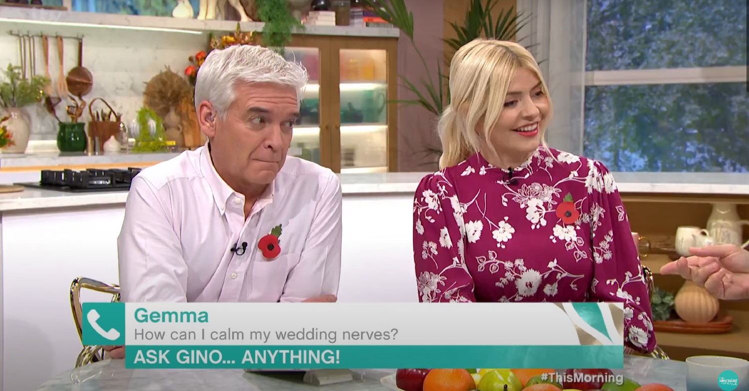 Phillip Schofield and Holly Willoughby on This Morning today