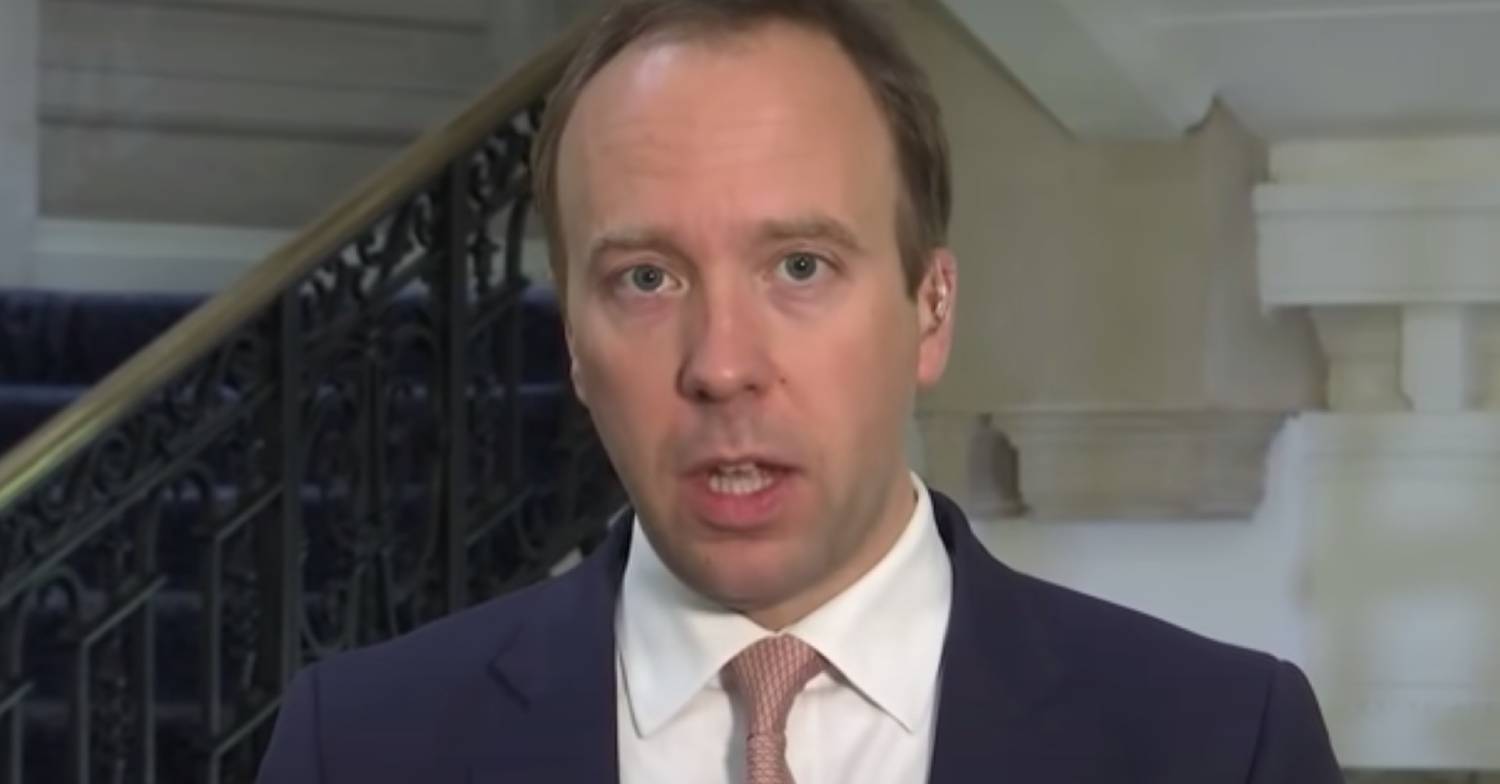 I'm A Celebrity contestant Matt Hancock speaks to camera