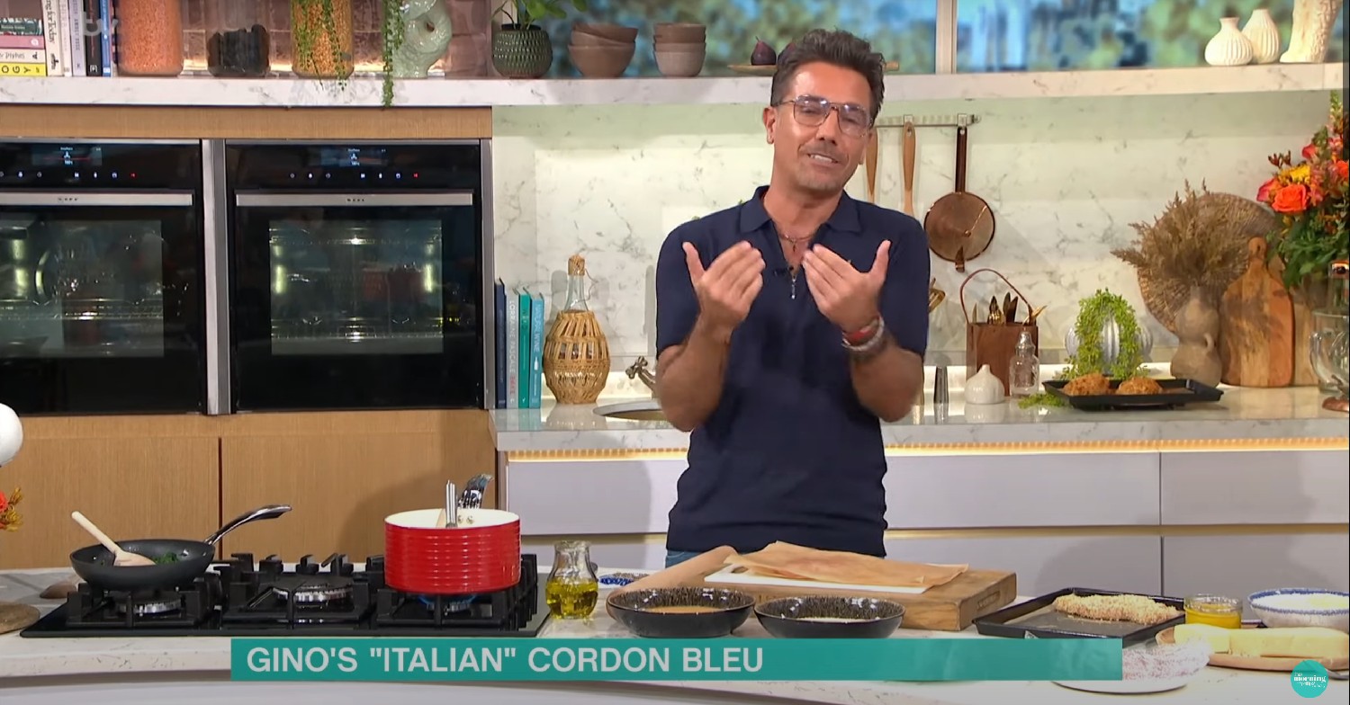 Gino D'Acampo on This Morning today 