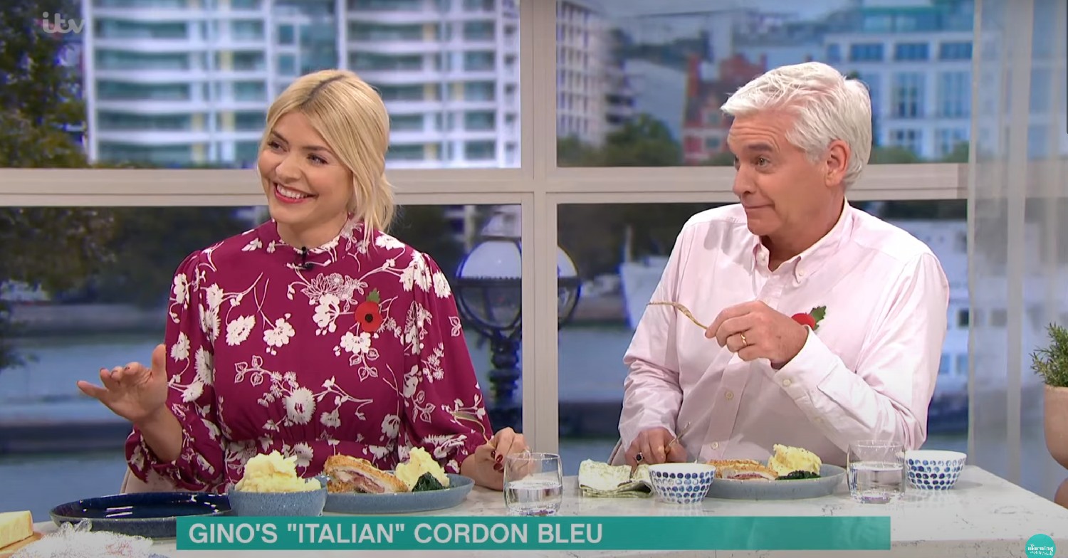 Holly Willoughby, Phillip Schofield on This Morning today 