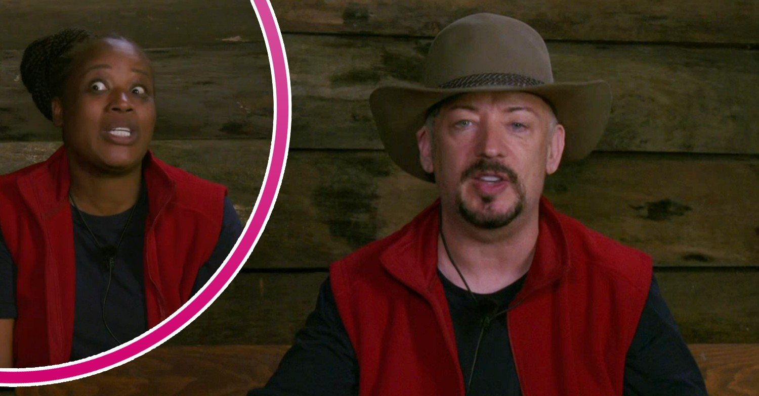 Charlene White and Boy George on I'm A Celebrity