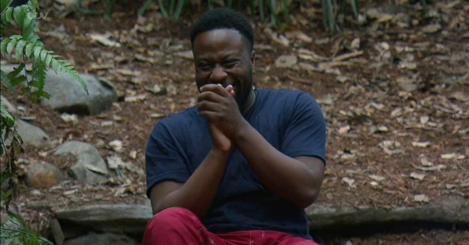 Babatunde on I'm A Celebrity tonight