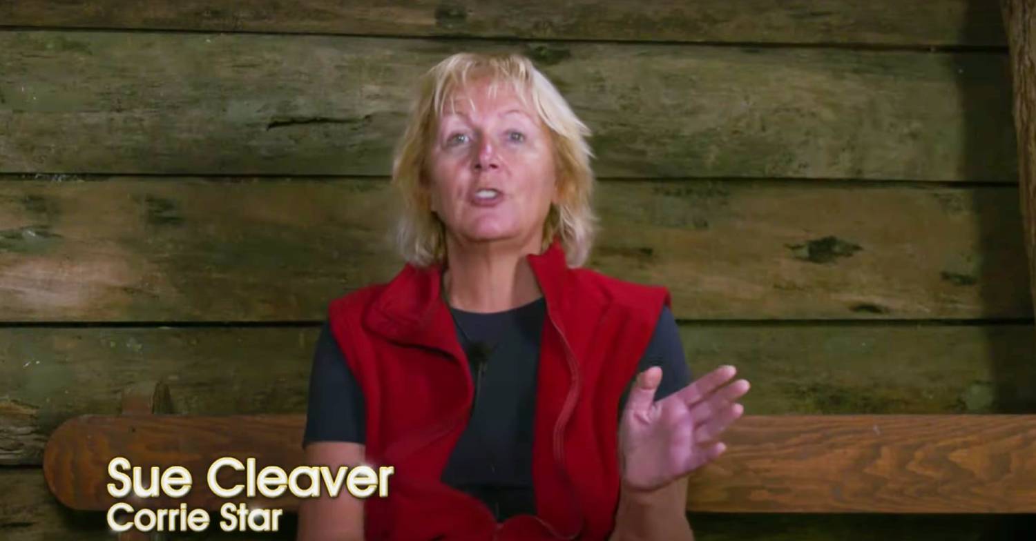 I'm A Celebrity contestant Sue Cleaver speaks