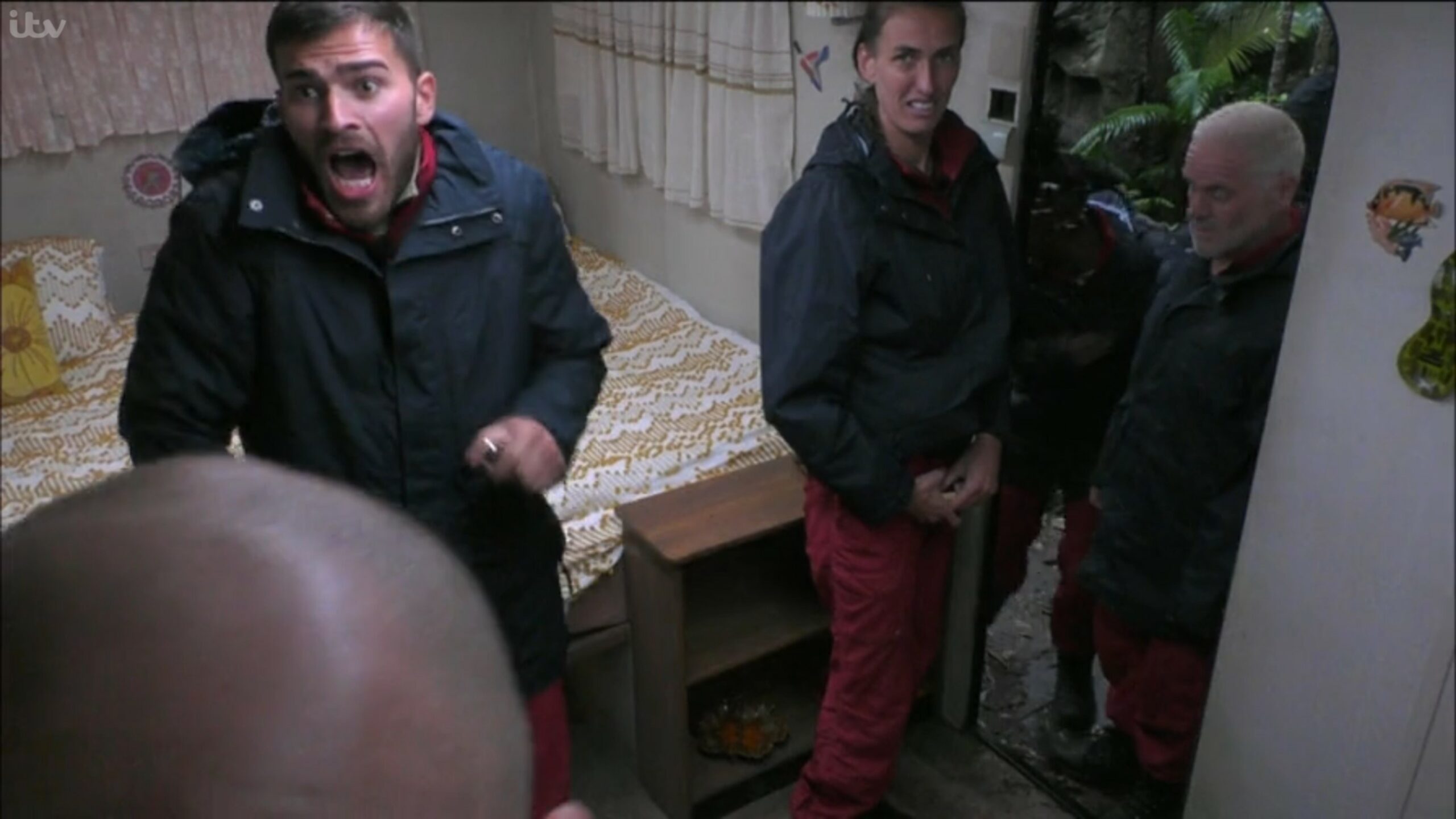 Owen Warner looks scared in RV on I'm A Celebrity