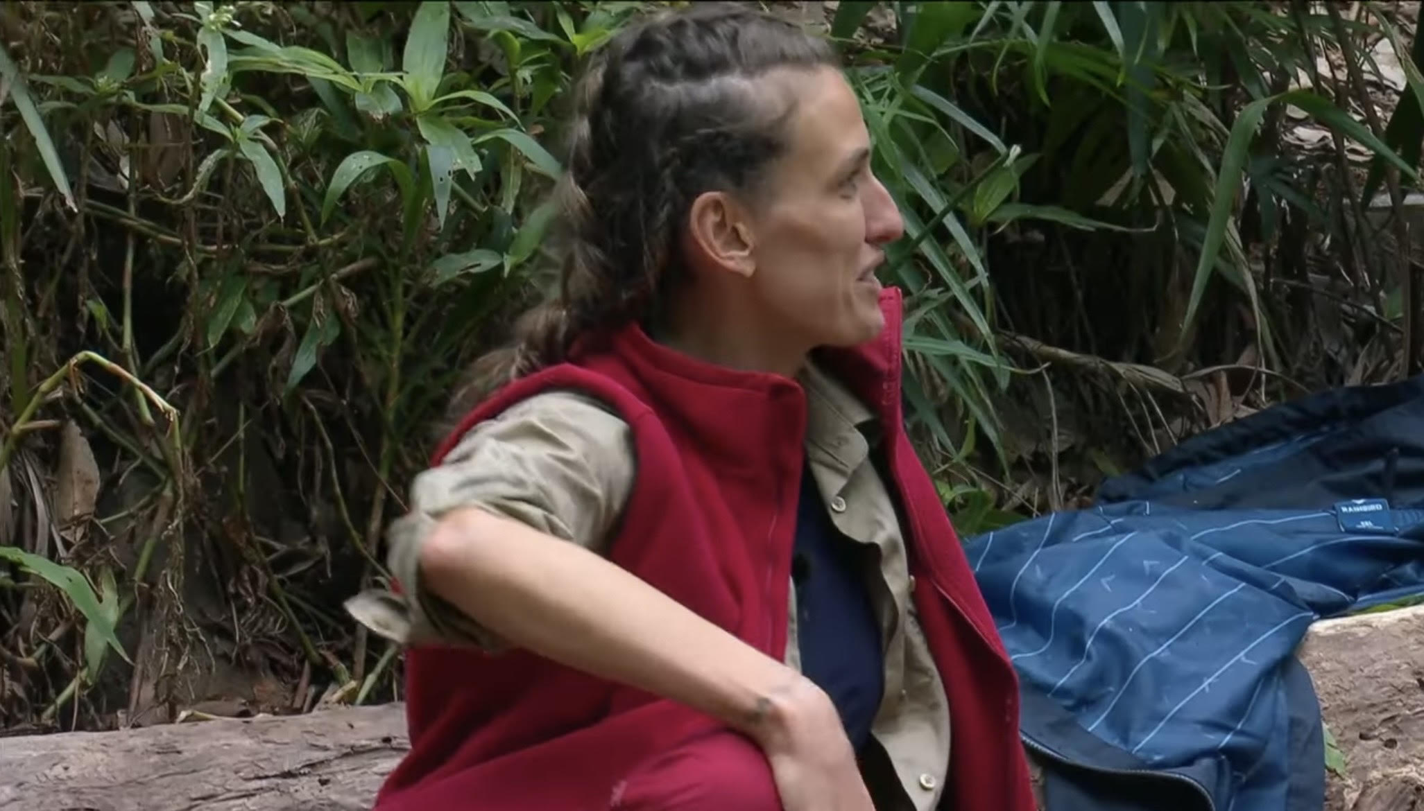 Jill Scott in camp on I'm A Celeb