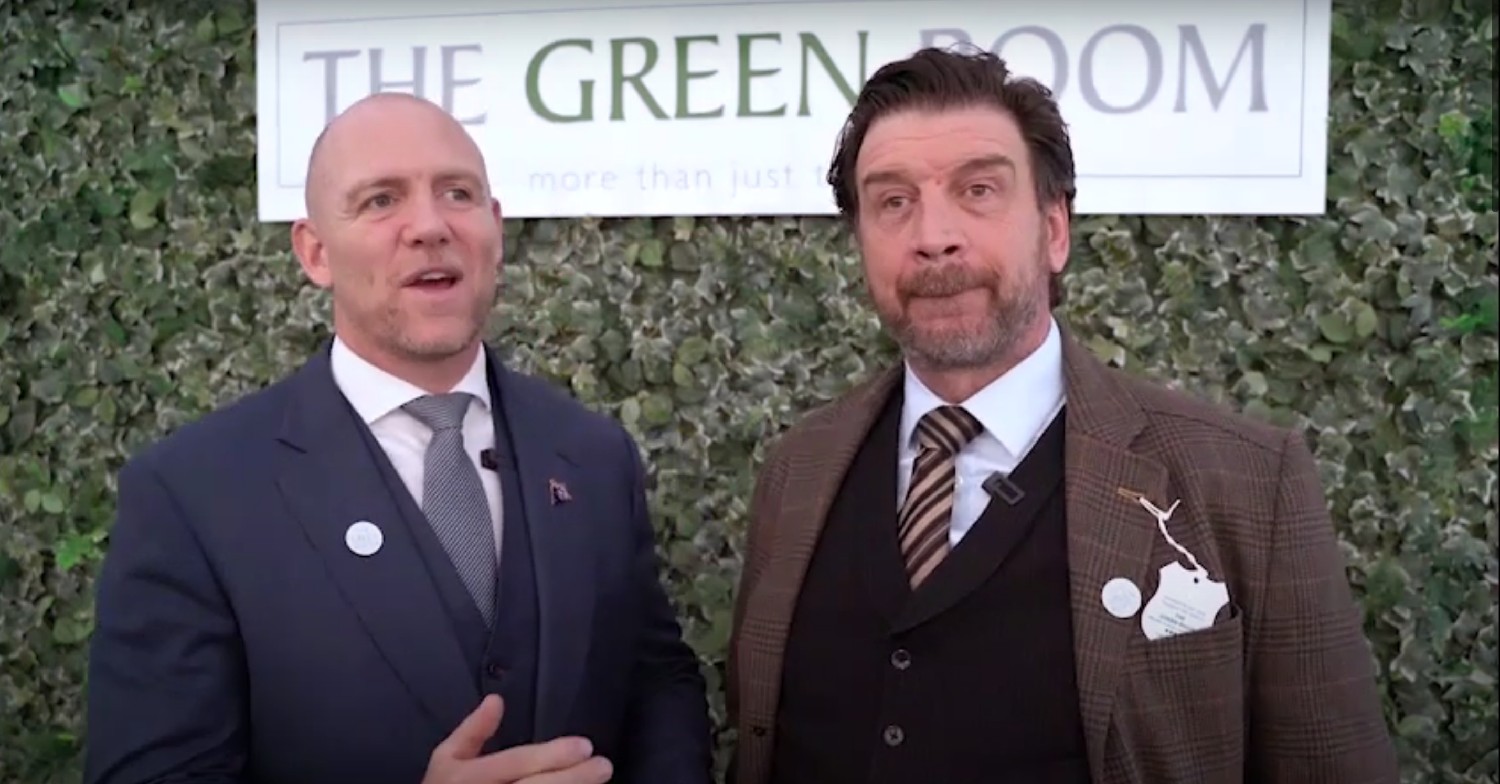 Mike Tindall and Nick Knowles 