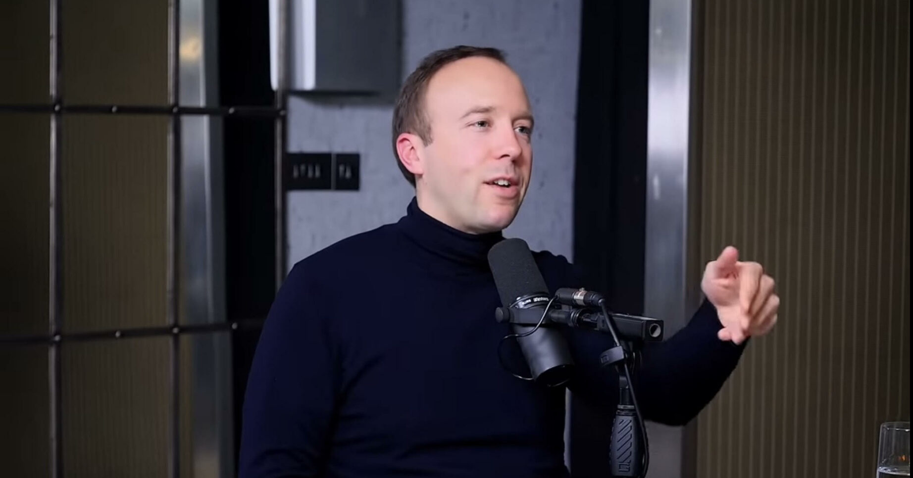 I'm A Celebrity star Matt Hancock speaking on podcast