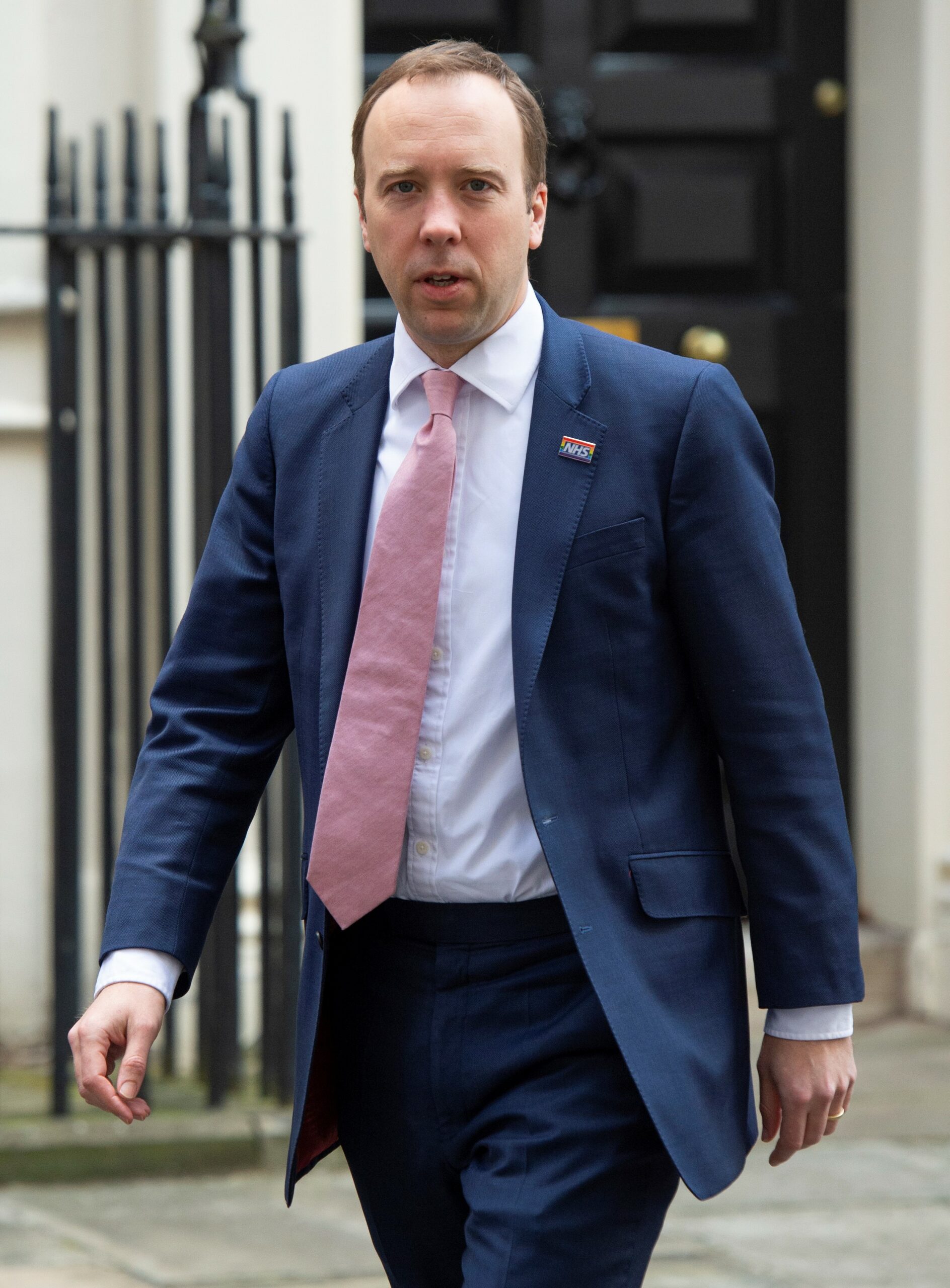 I'm A Celebrity star Matt Hancock outside Downing Street