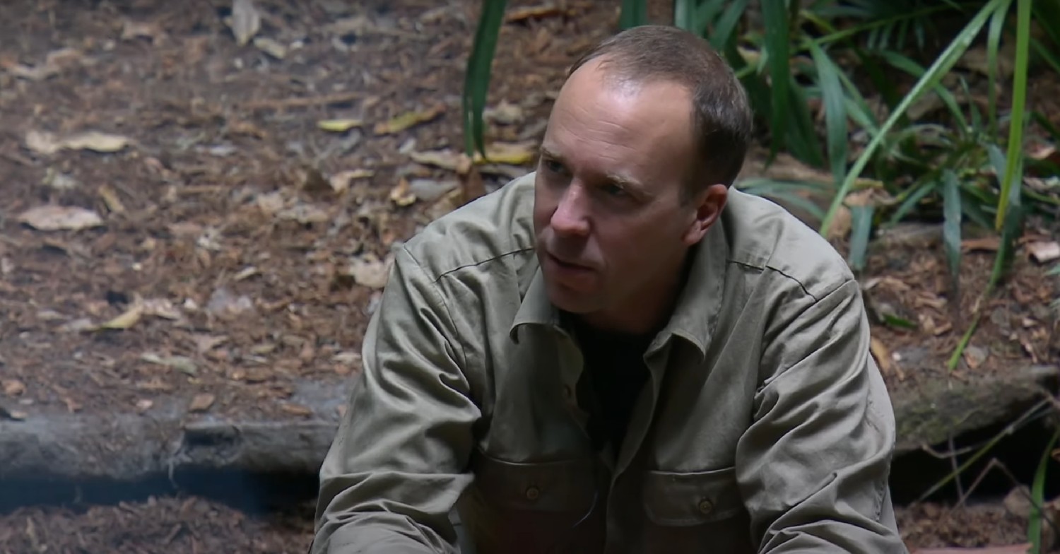 Matt Hancock on I'm A Celebrity 