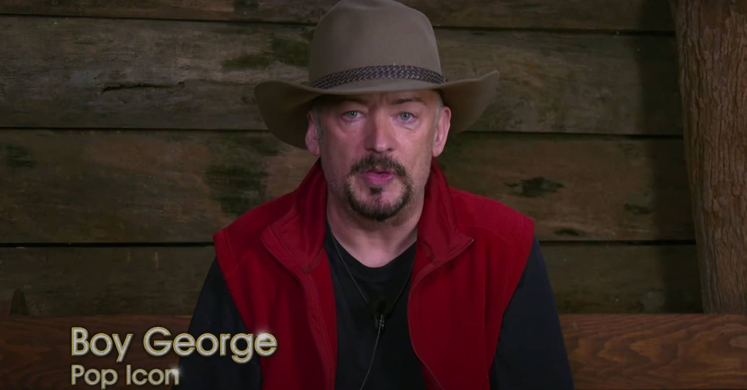 Boy George doesn't look happy about I'm a Celebrity contestant Matt Hancock