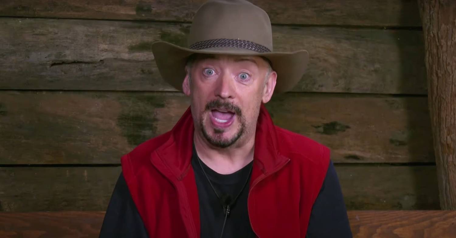 Boy George looks animated on I'm A Celebrity