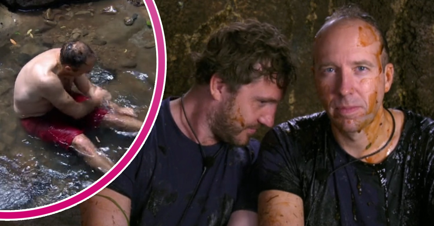 Matt Hancock showering, and with Seann Walsh on I'm A Celeb