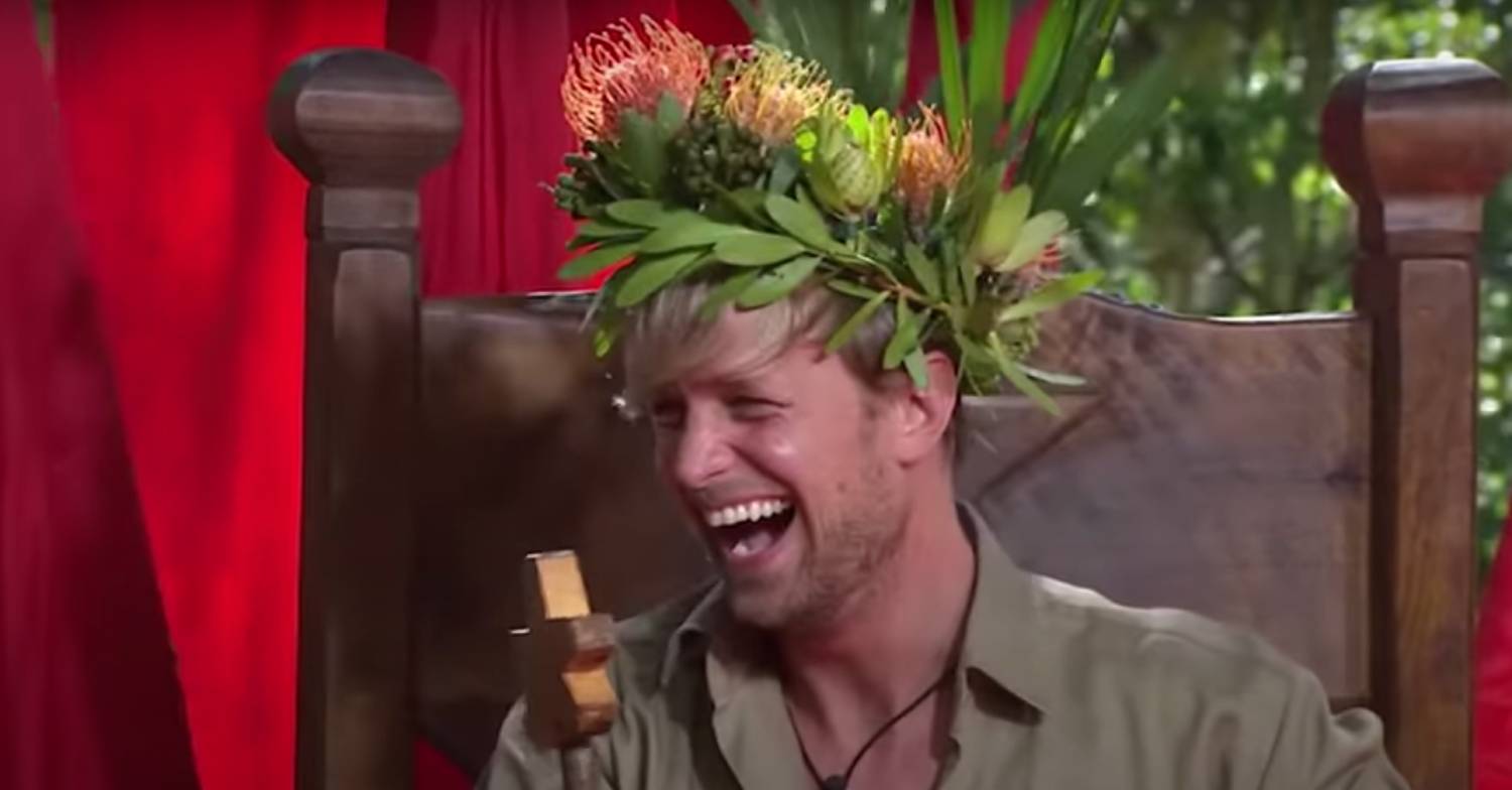 I'm A Celebrity 2013 winner Kian Egan laughs