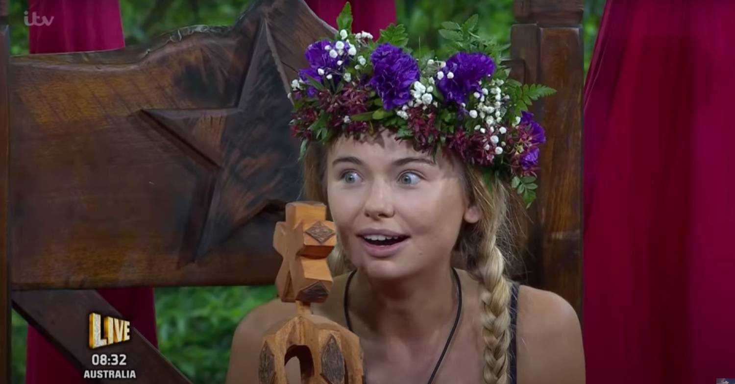 I'm A Celebrity 2017 winner Georgia Toffolo is wide-eyed