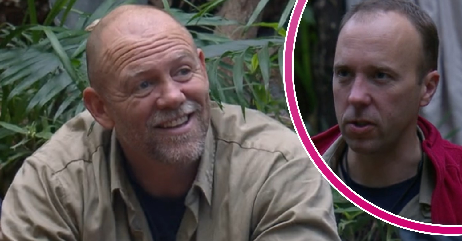 Mike Tindall and Matt Hancock on I'm A Celebrity