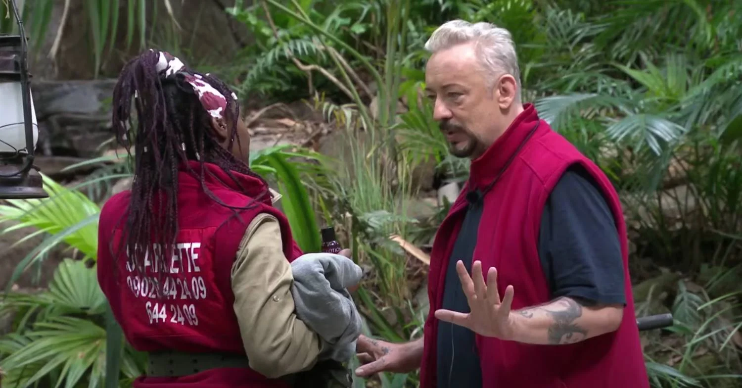 Boy George speaking to Scarlette on I'm A Celebrity 