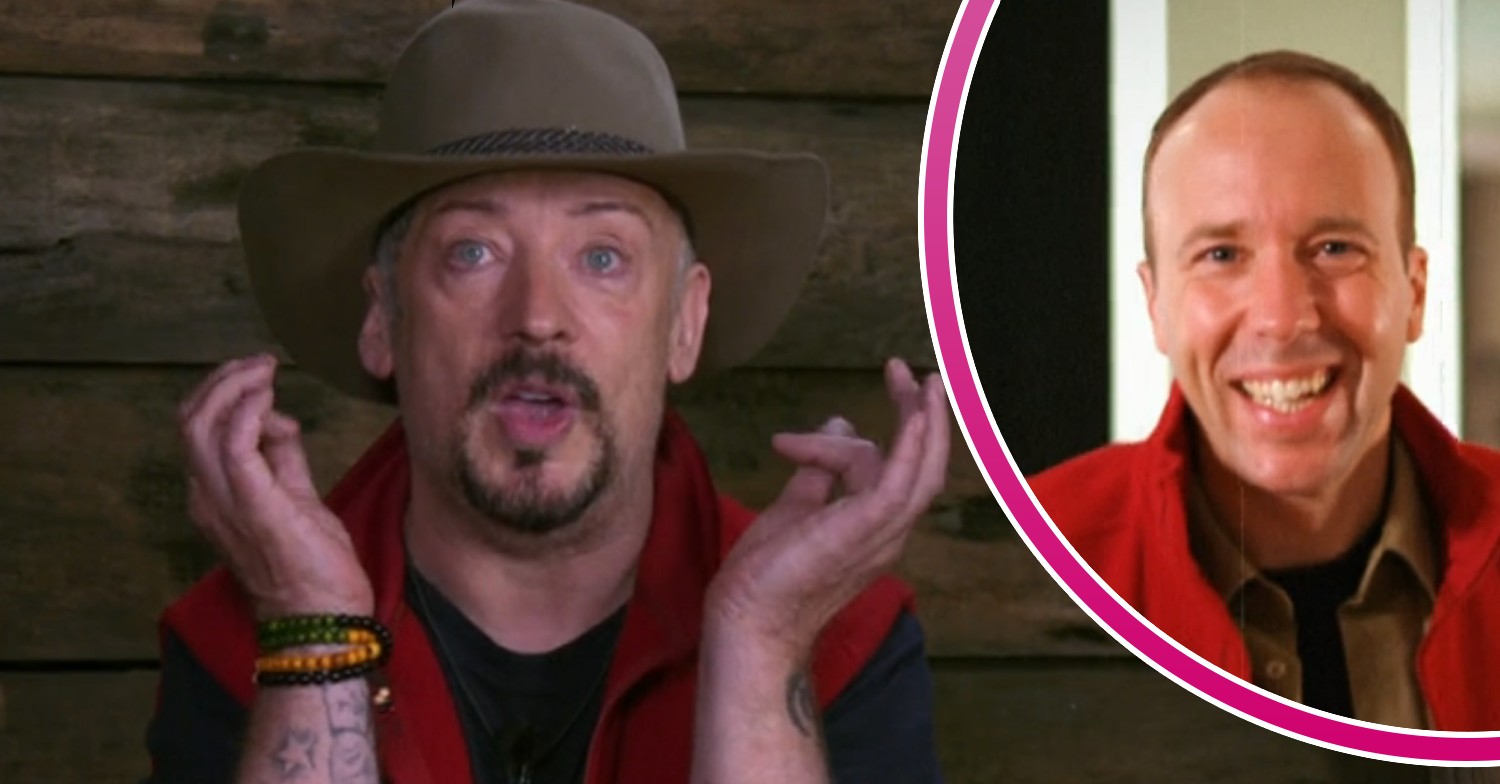 Boy George on I'm A Celeb, Matt Hancock