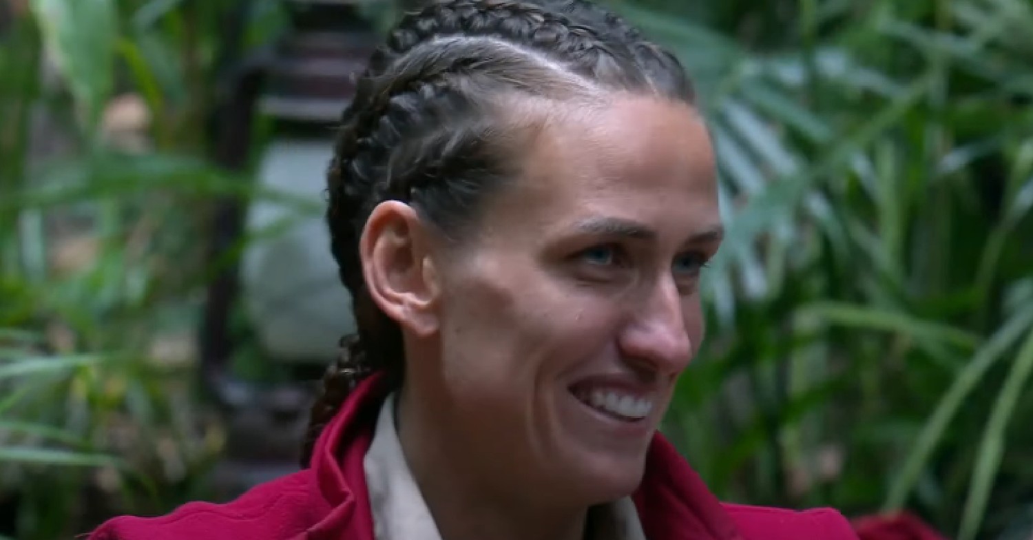 Jill Scott smiling on I'm A Celebrity