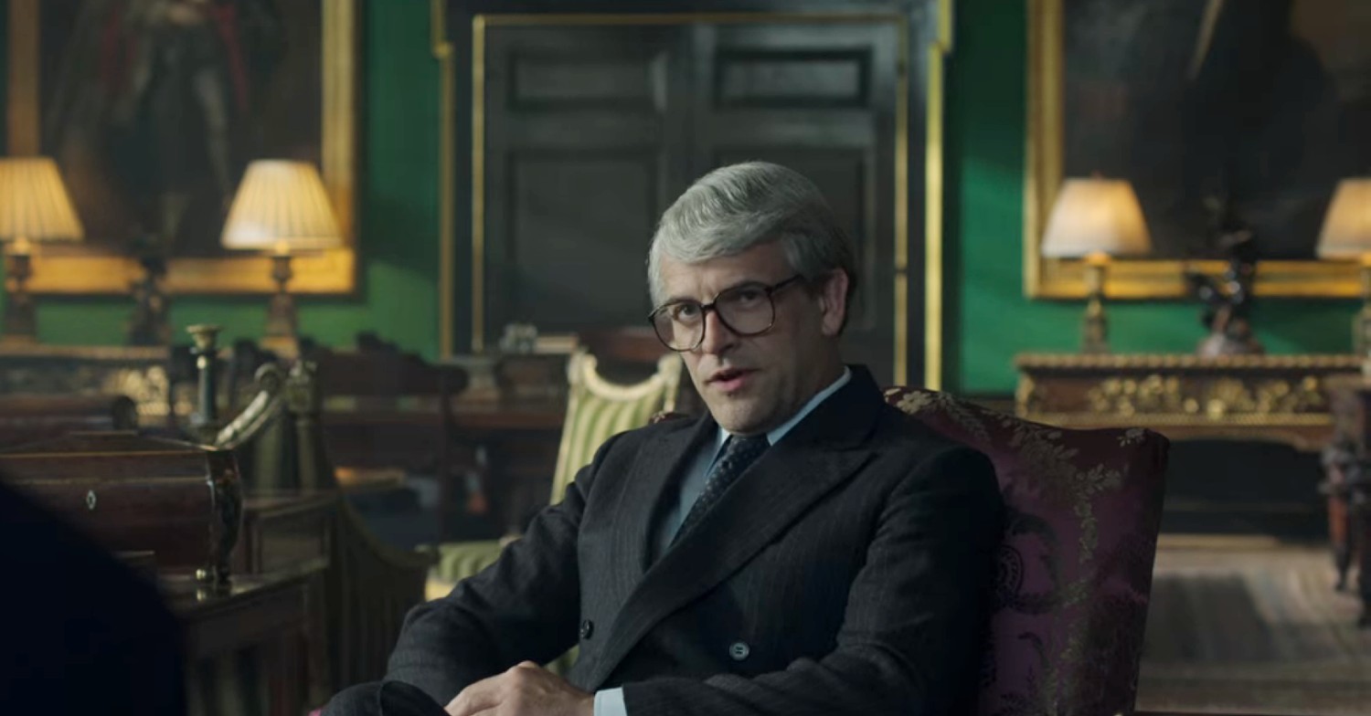 Jonny Lee Miller as John Major in The Crown